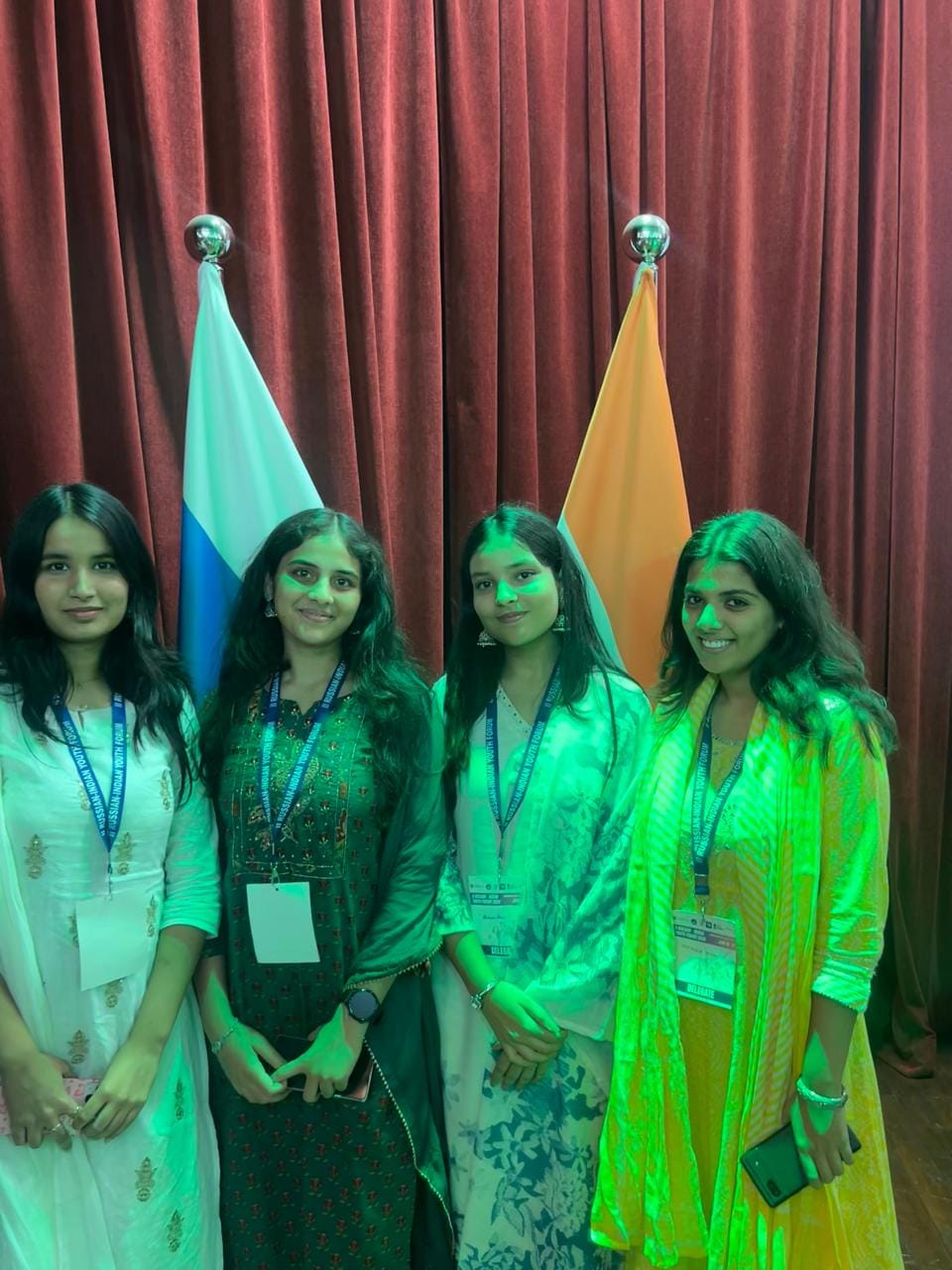 Young delegates representing India